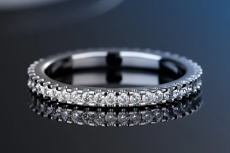Moissanite Solitaire Ring