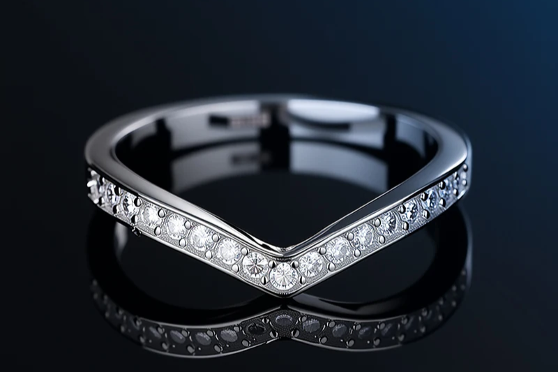 Moissanite Solitaire Ring