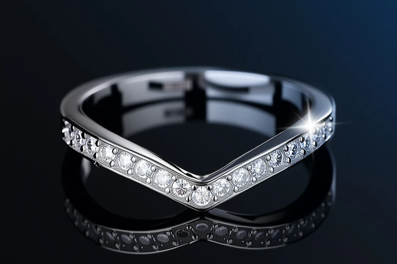 Moissanite Solitaire Ring
