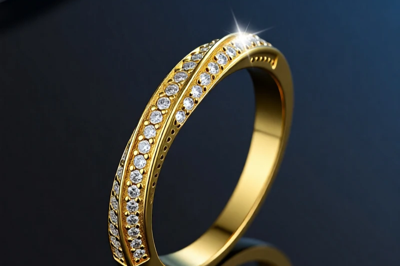 Moissanite Solitaire Ring