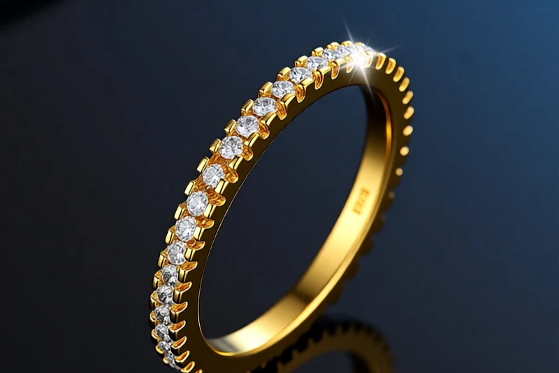 Moissanite Solitaire Ring