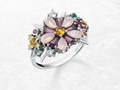 Colorful Blossom Fashion Ring