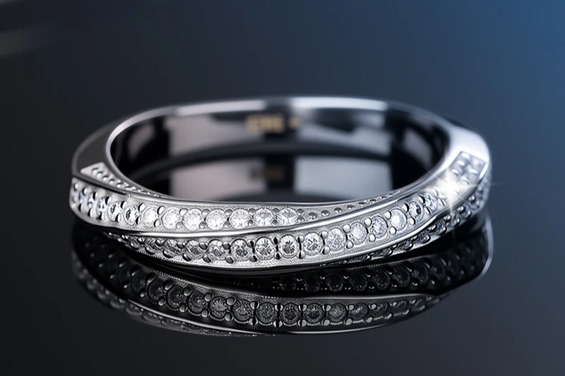 Moissanite Solitaire Ring