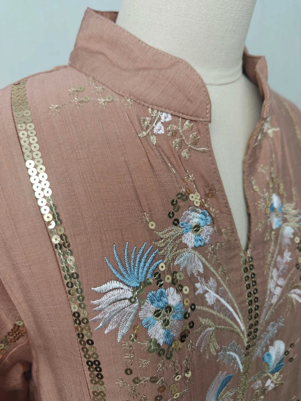 Floral Embroidery Muslim Abaya