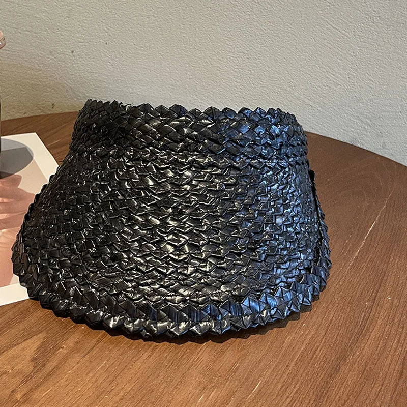 Rattan Sun Visor Hat