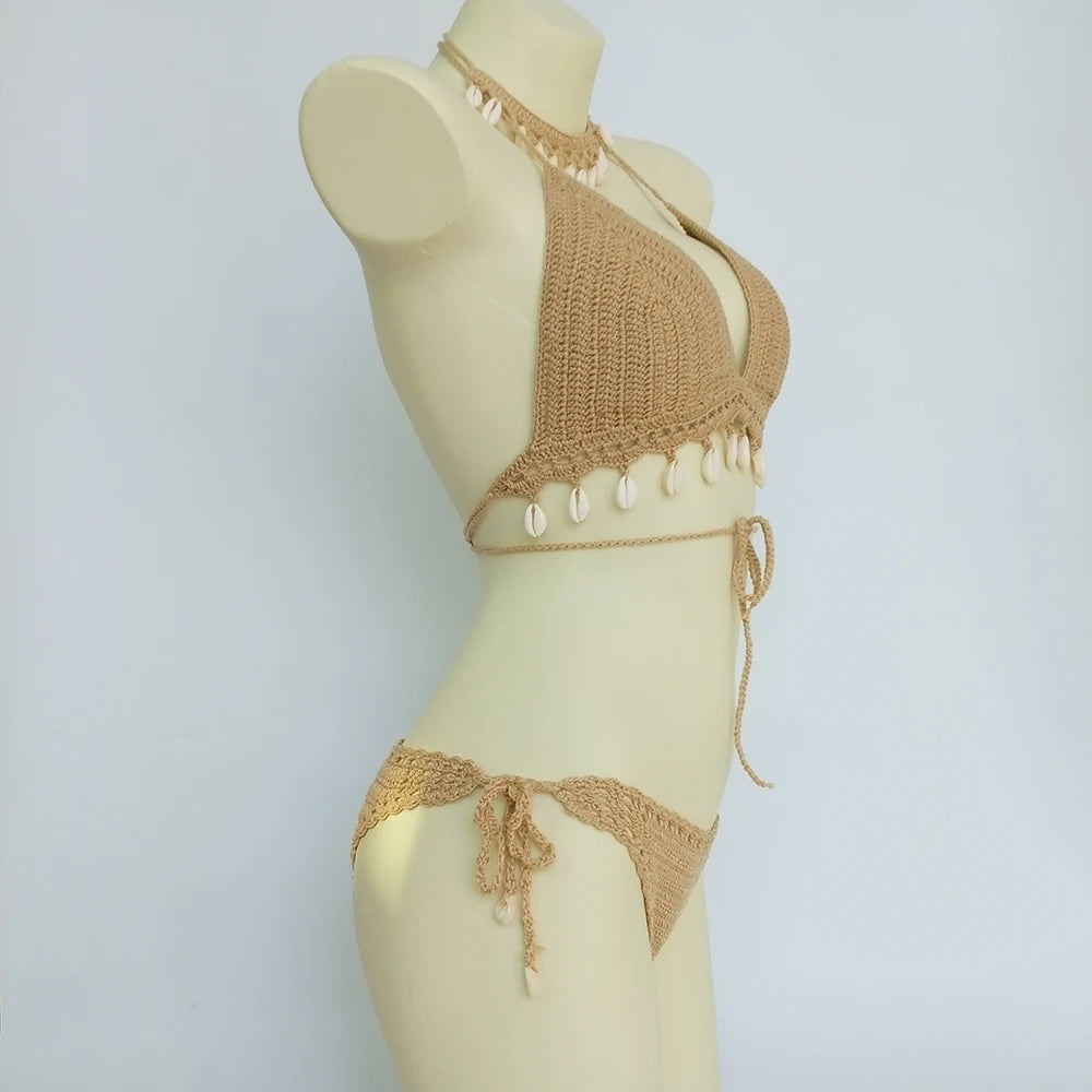 Crochet Beachwear Ensemble