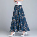 Elegant High-Waist Long Skirt
