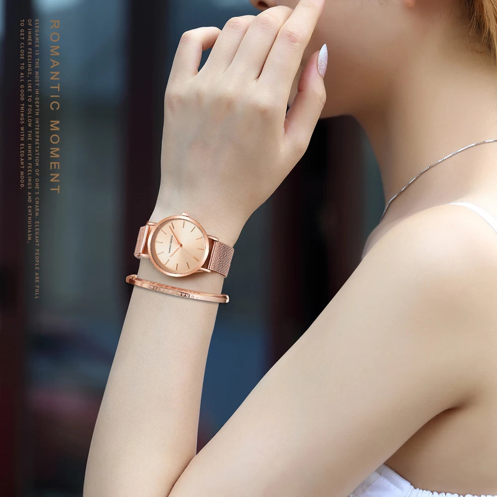 Elegant Ladies Quartz Wristwatch