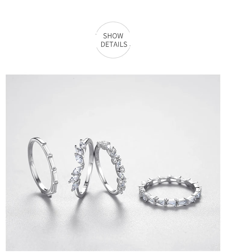 Geometric Zirconia Stackable Ring