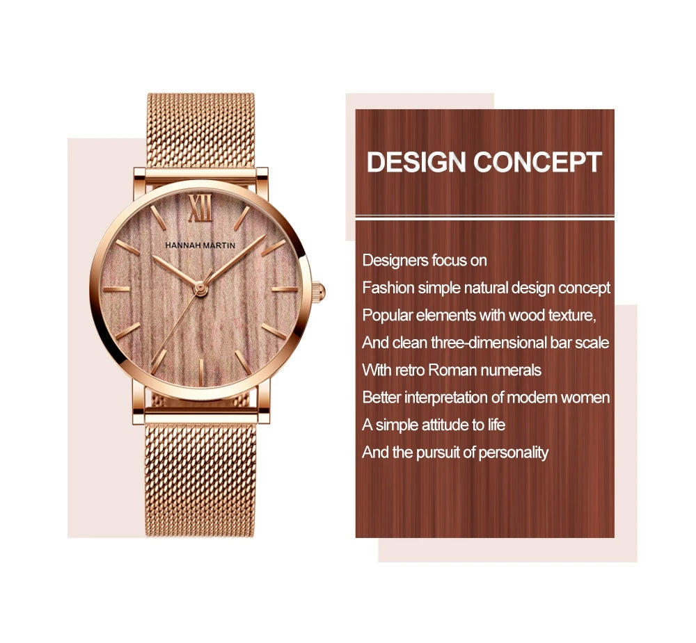 Elegant Ladies Quartz Wristwatch