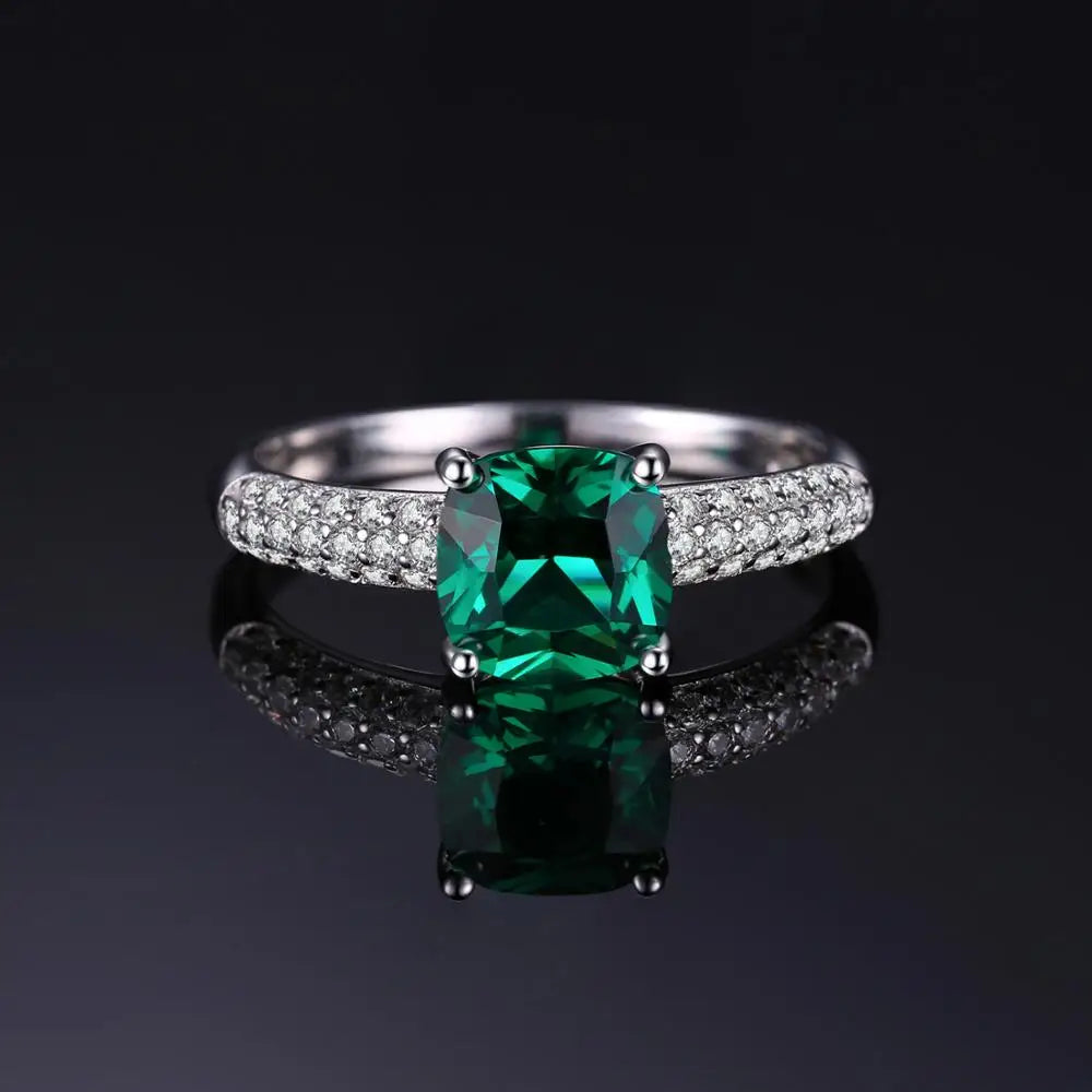 Green Nano Emerald Statement Ring