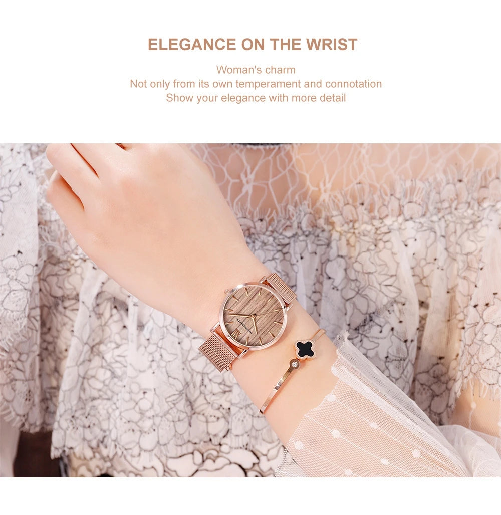 Elegant Ladies Quartz Wristwatch
