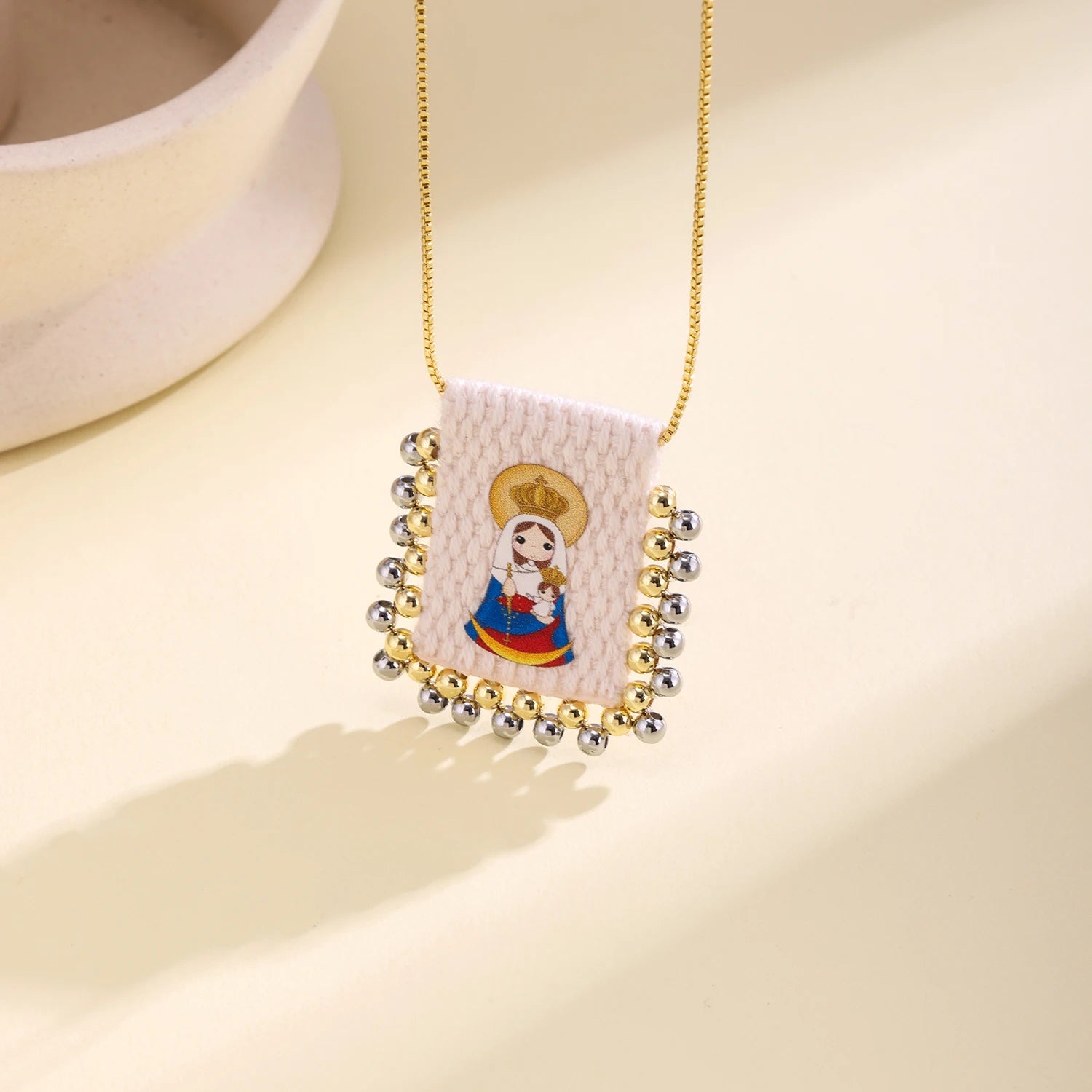 Catholic Sacred Heart Necklace
Virgin Mary Pendant Necklace