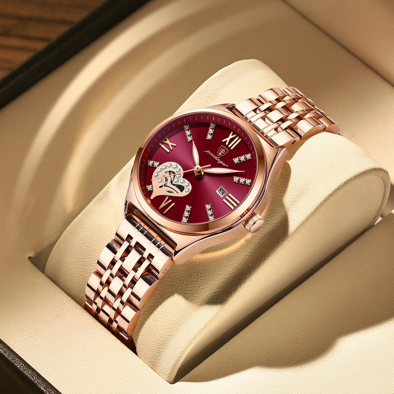 Elegant Stainless Steel Ladies Watch