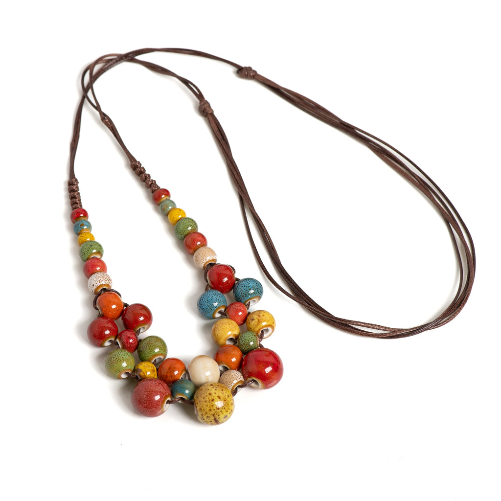 Handmade Ceramic Statement Necklace
