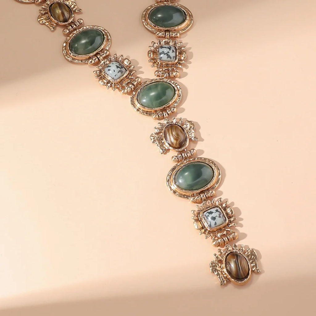 Artisan-Inspired Resin Necklace