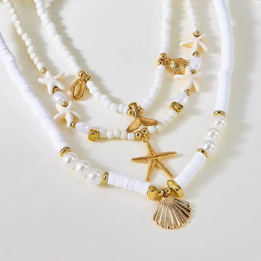 Starfish Pearl Necklace