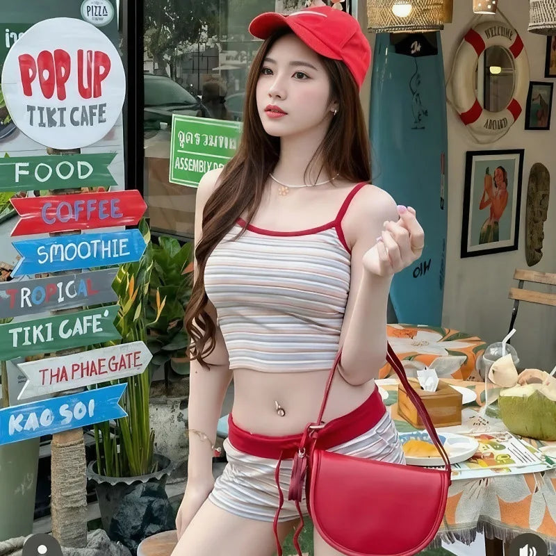 Cute Two-Piece Swimsuit