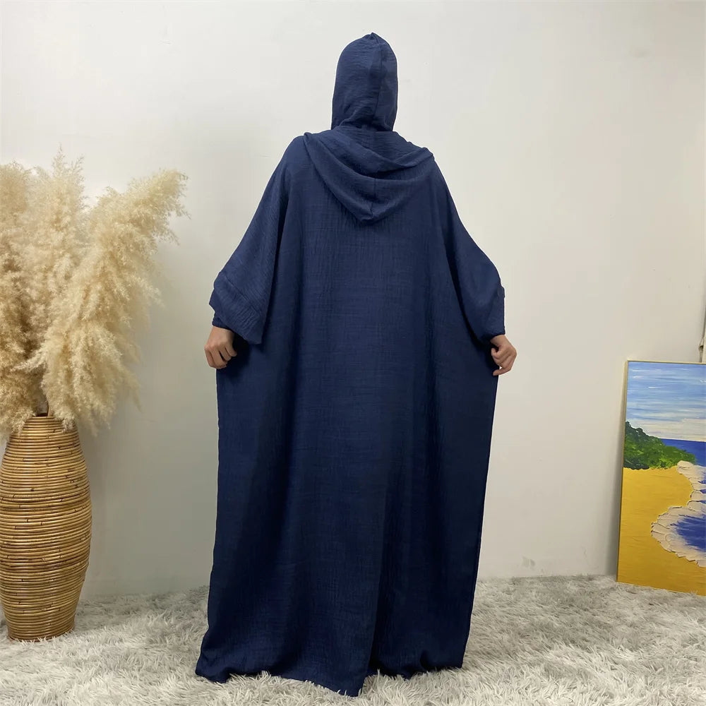 Women's Solid Color Jalabiya Dress