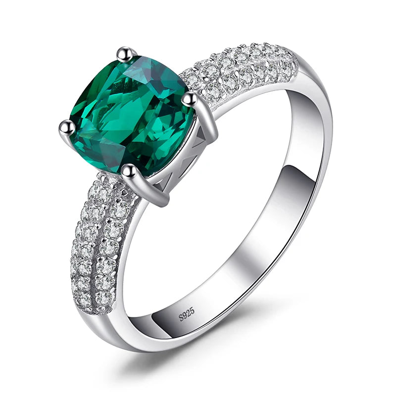 Green Nano Emerald Statement Ring
