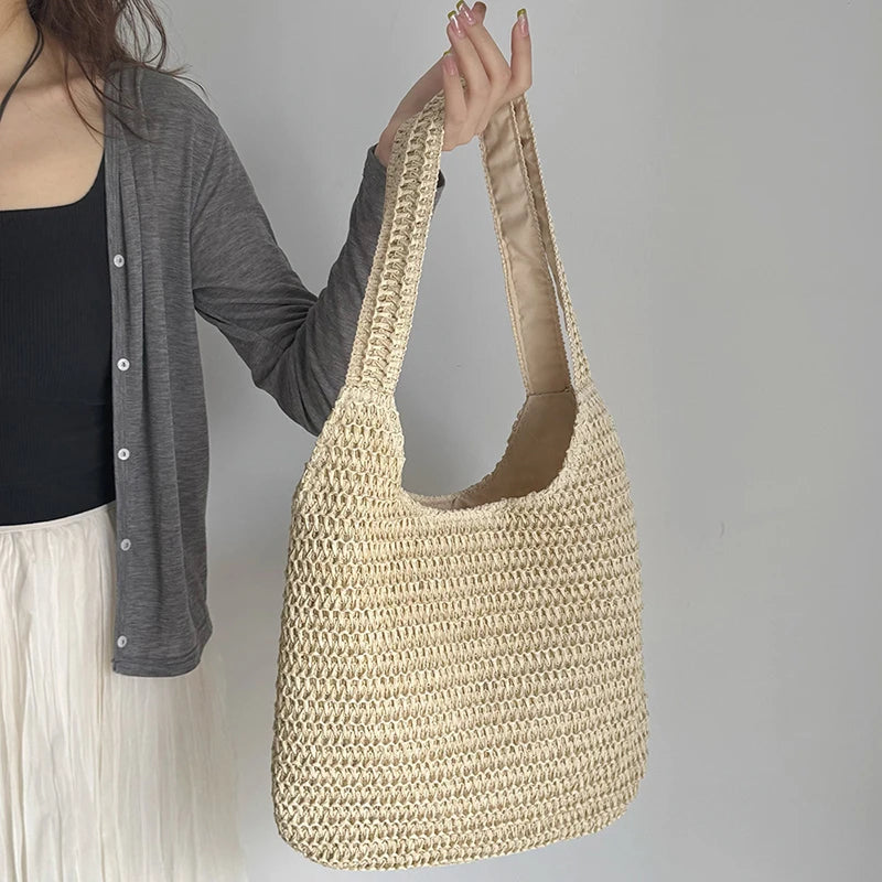 Fashion Rattan Women Shoulder Bags