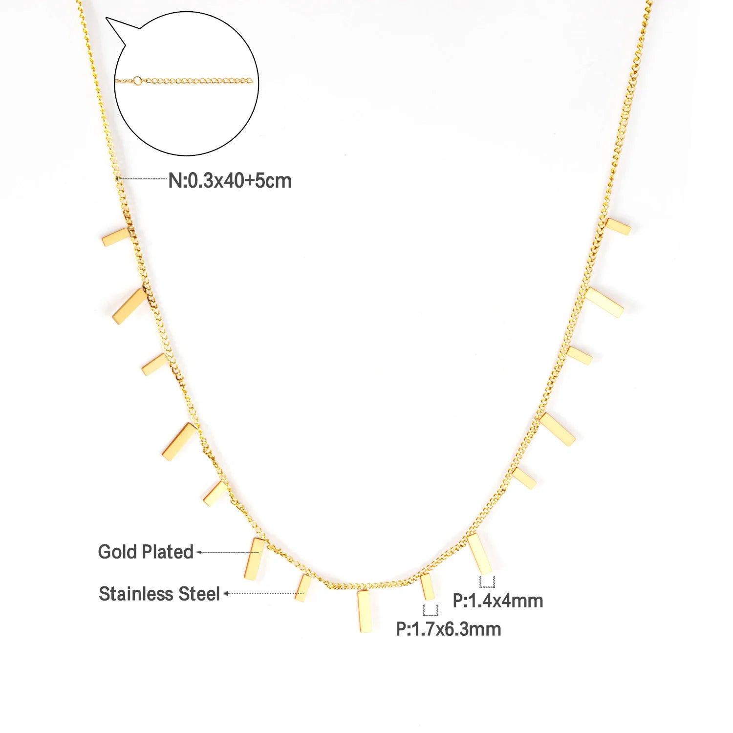 Golden Star Heart Necklace