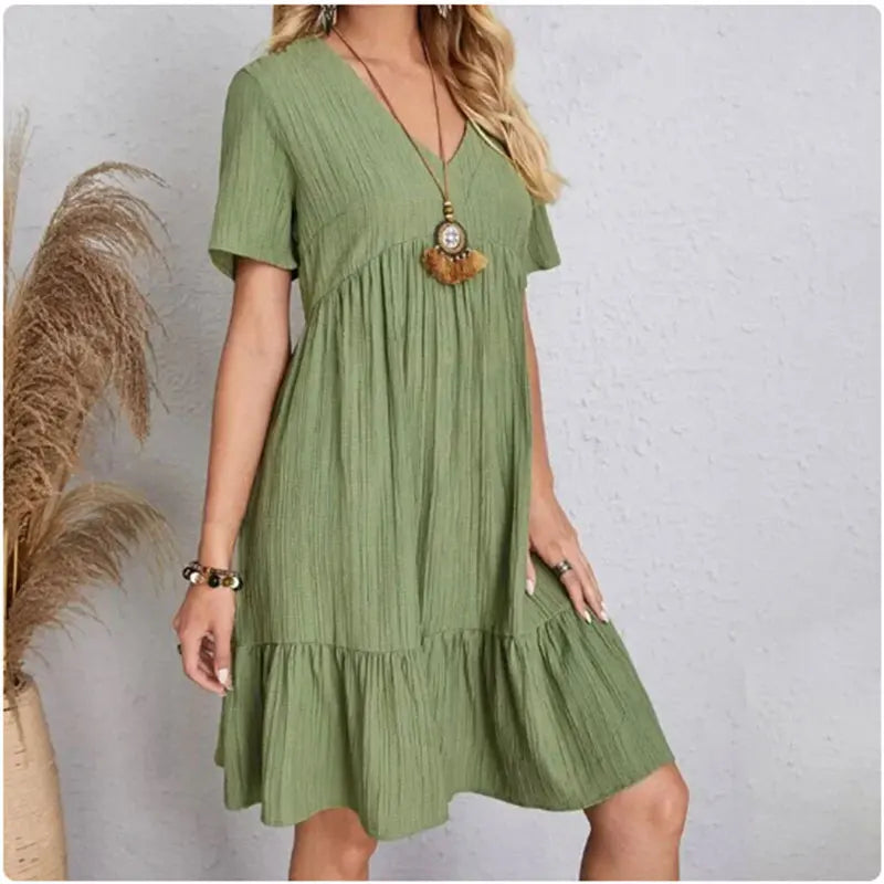 Women Summer Peplum Dresses