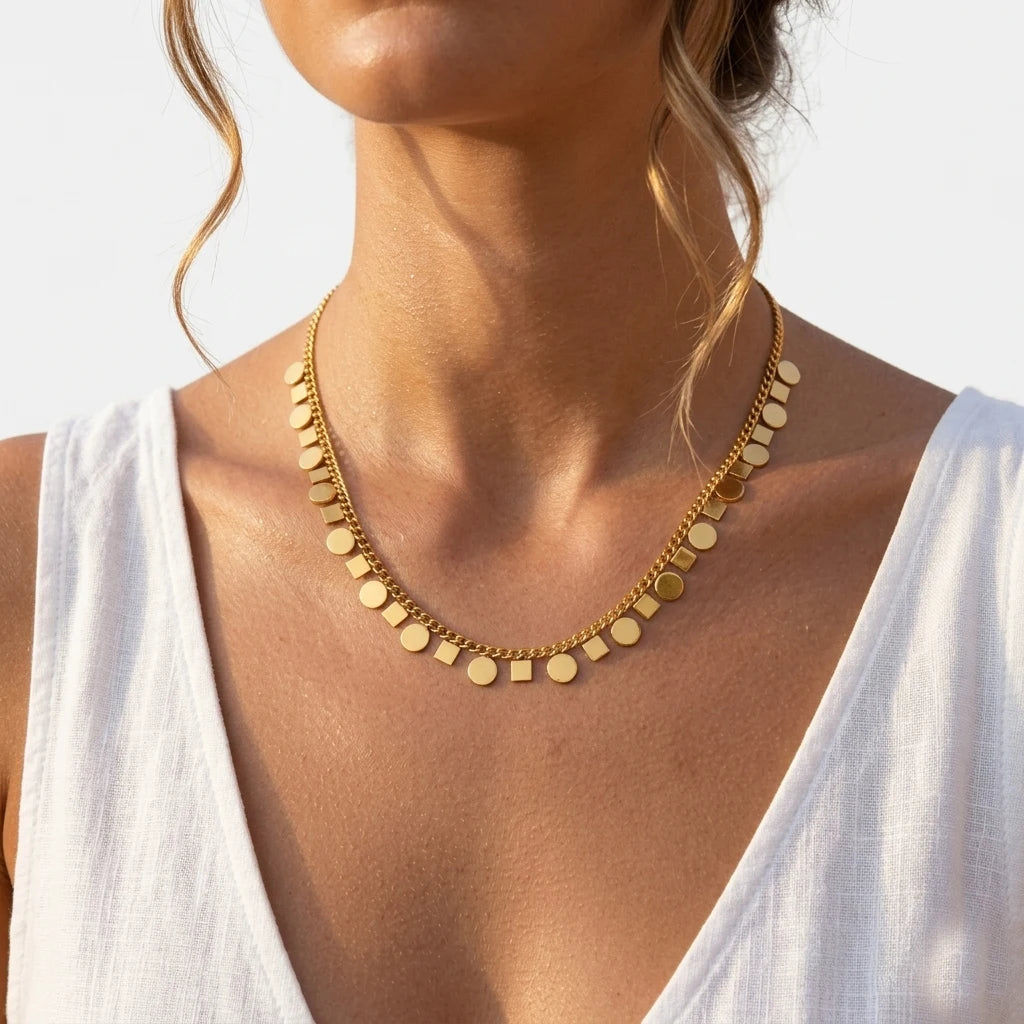 Modern Geometric Choker
