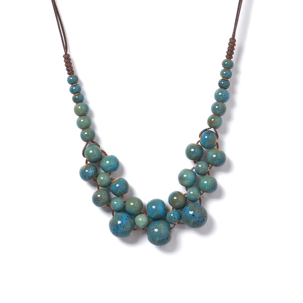 Handmade Ceramic Statement Necklace