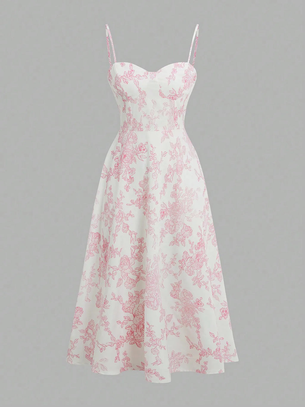 Women's Pink Floral Sundress