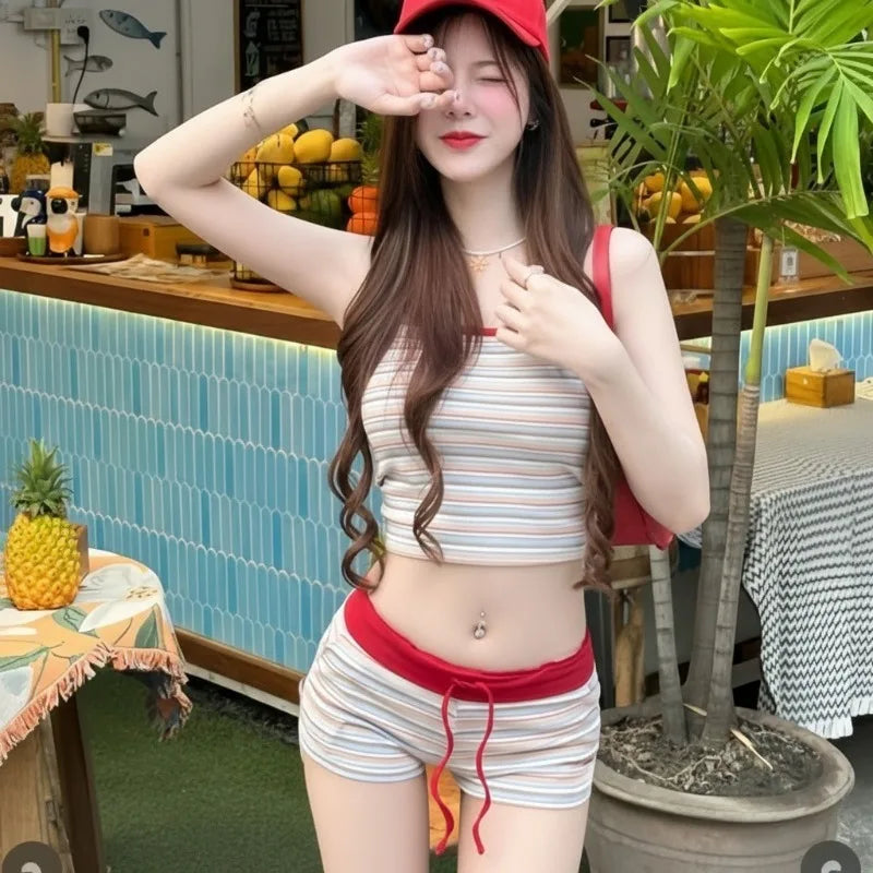 Cute Two-Piece Swimsuit