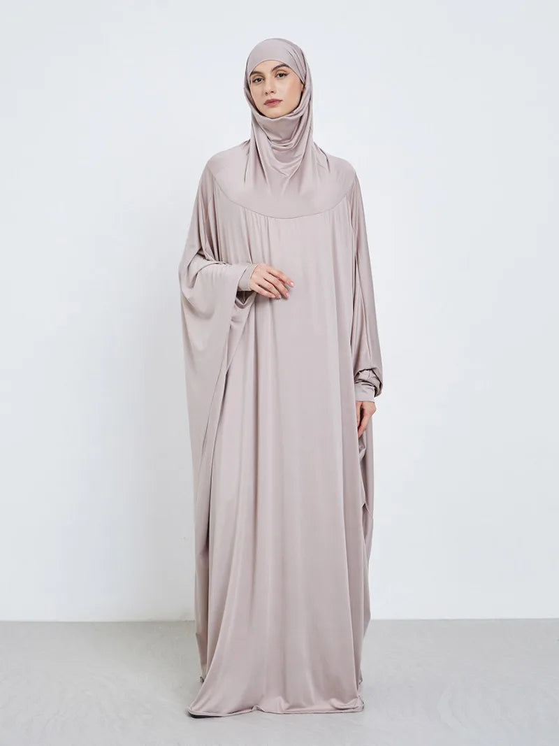 Muslim Long Sleeve Jilbab Dress