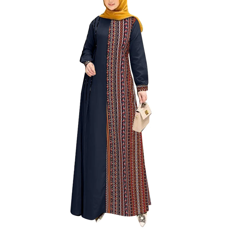 Women's Ethnic Printed Abaya Dress