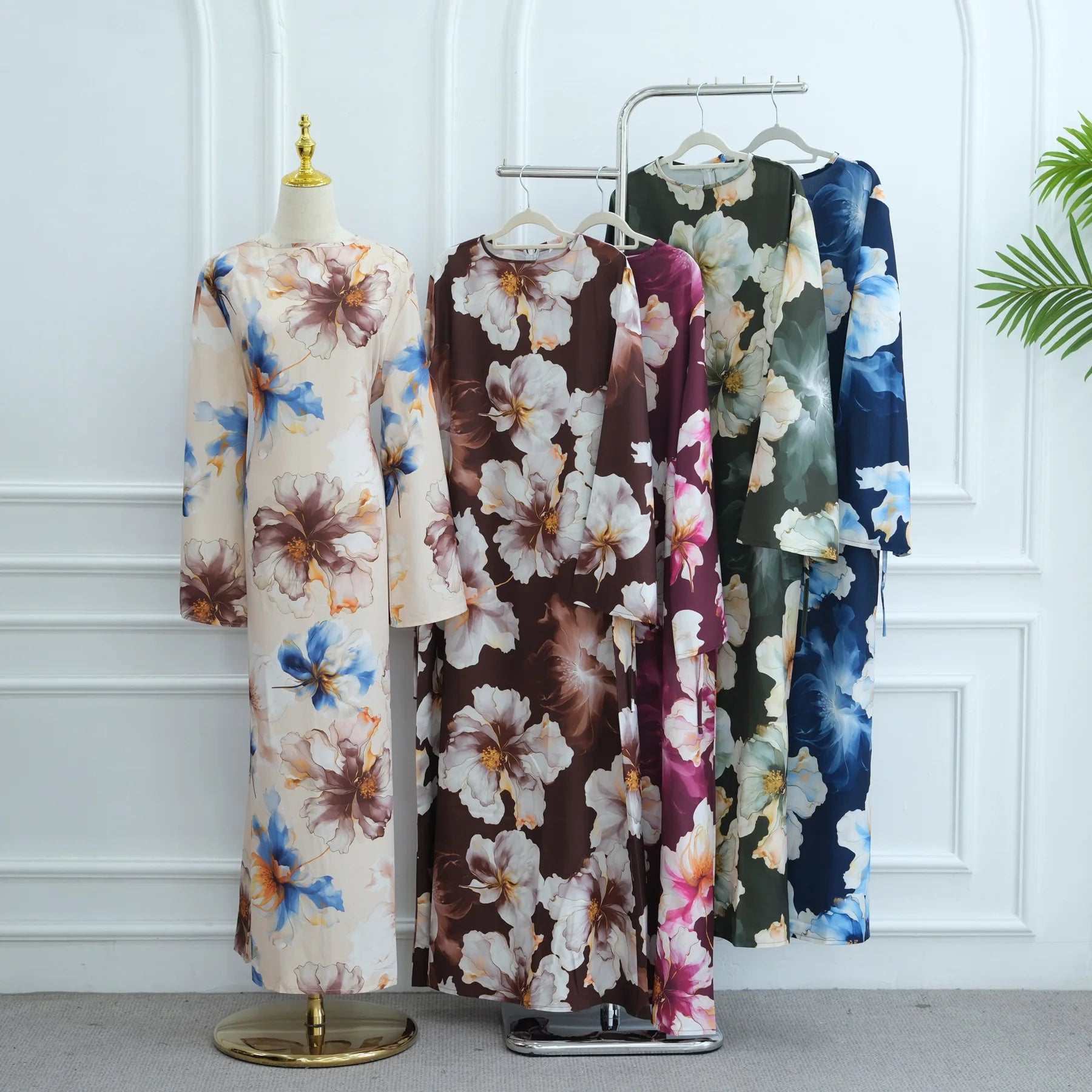 Turkish-Inspired Printed Kaftan