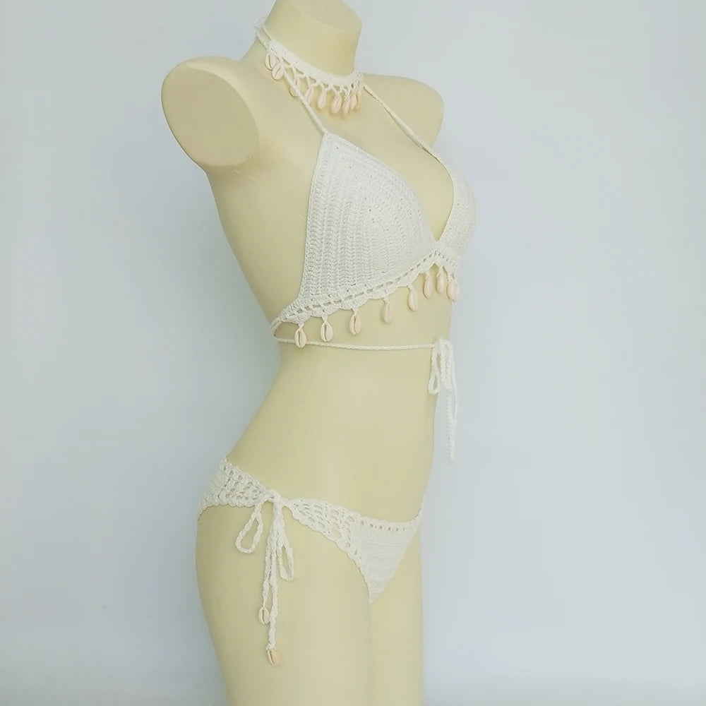 Crochet Beachwear Ensemble