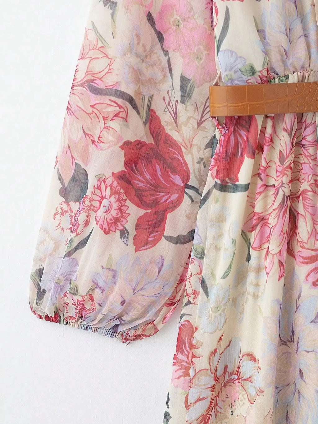 Feminine Floral Occasion Dress