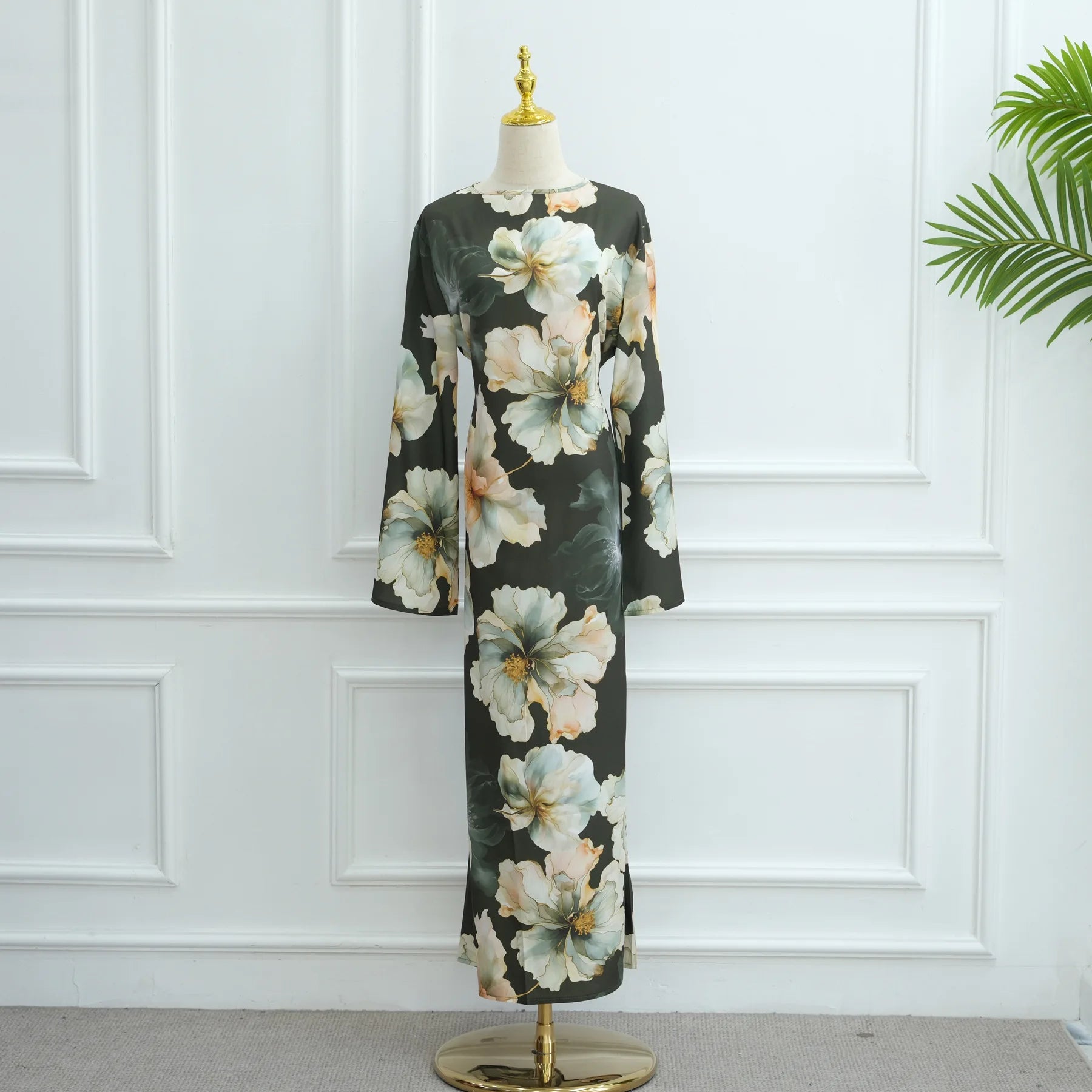 Turkish-Inspired Printed Kaftan