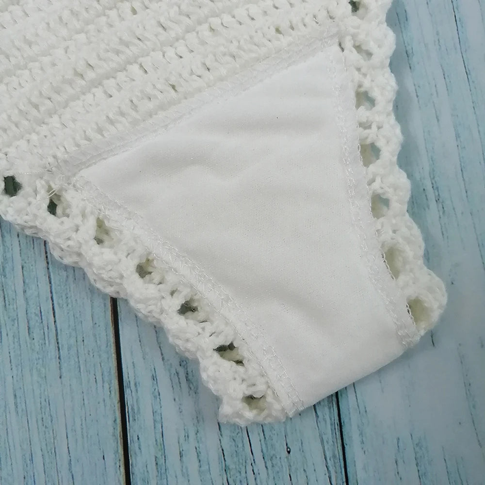 Crochet Beachwear Ensemble