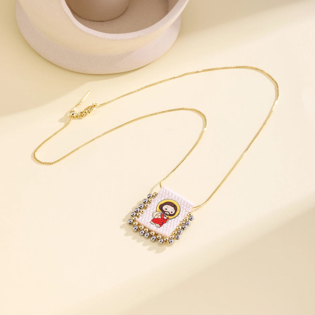 Catholic Sacred Heart Necklace
Virgin Mary Pendant Necklace