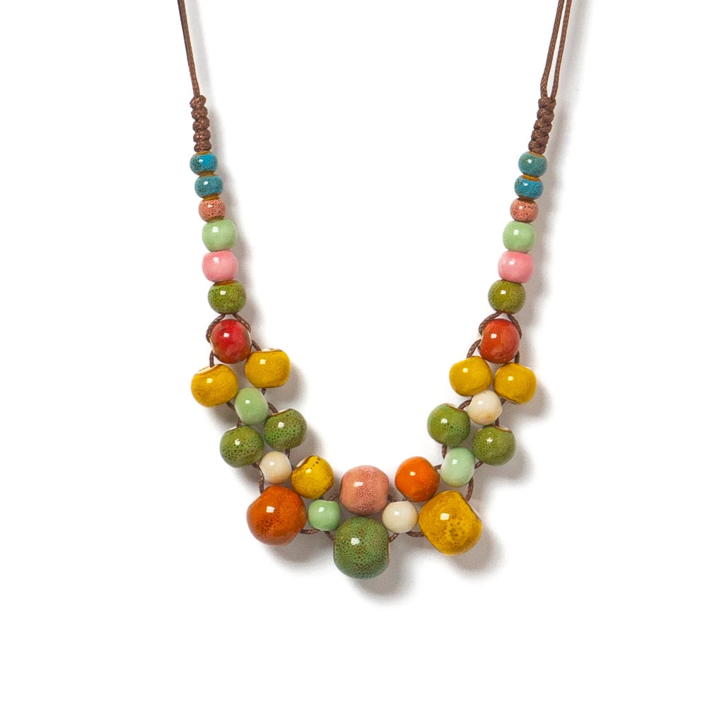 Handmade Ceramic Statement Necklace