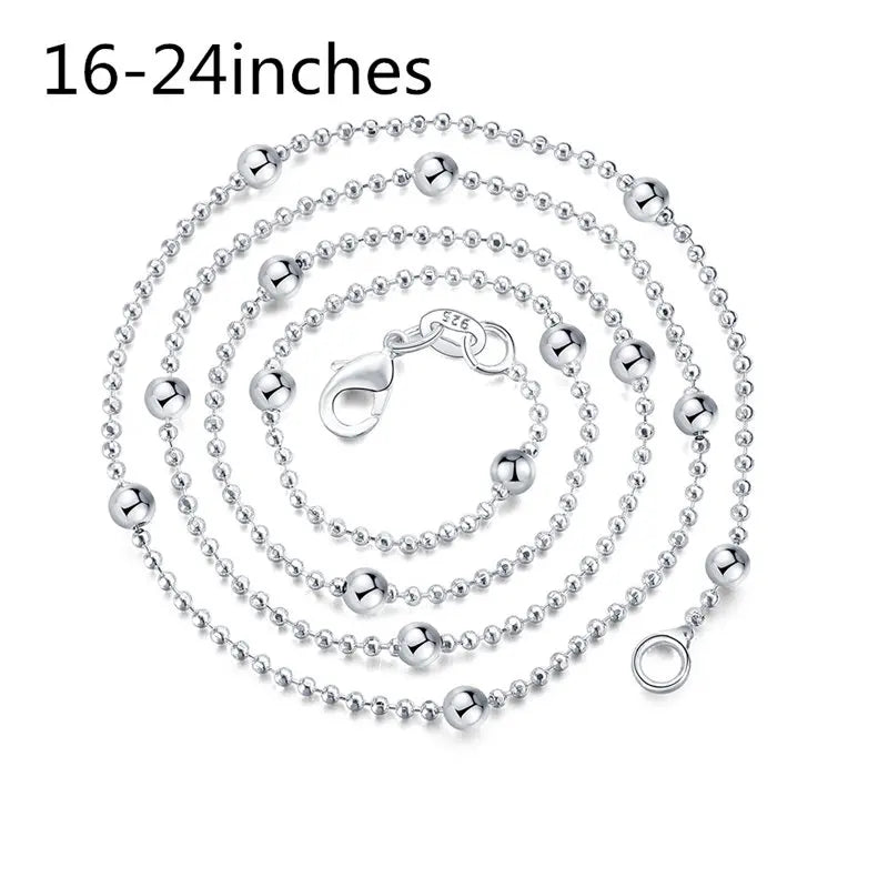 Classic Silver Bead Chain