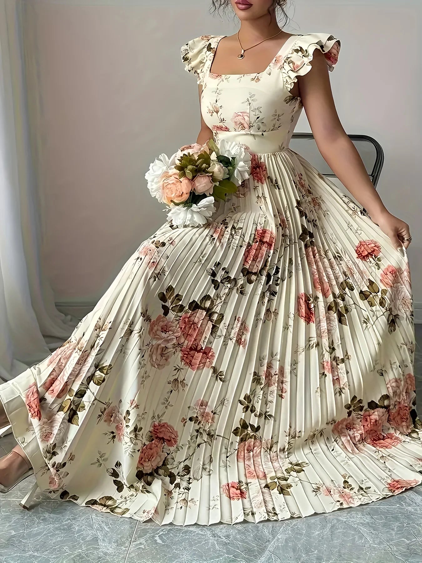 Floral Occasion Dress for Women