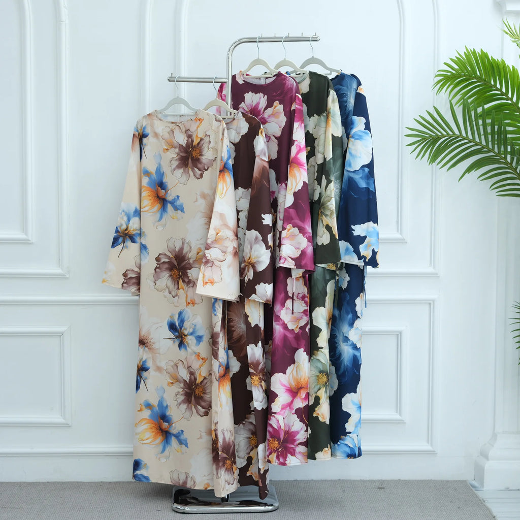 Turkish-Inspired Printed Kaftan