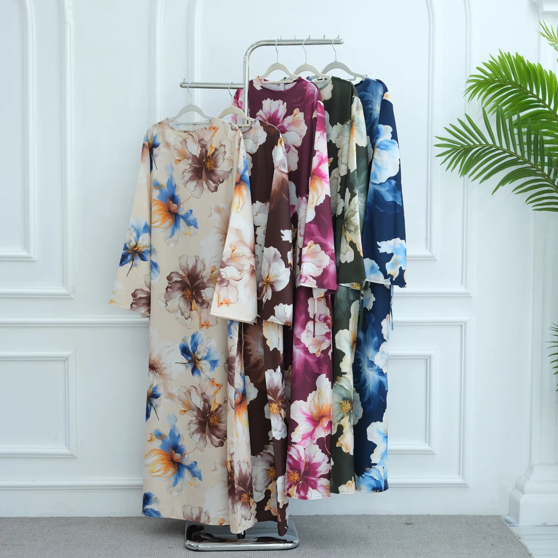 Turkish-Inspired Printed Kaftan