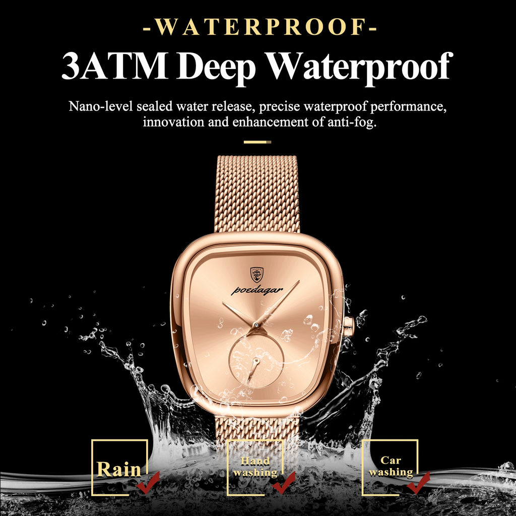 Elegant Women's Stainless Steel Watch