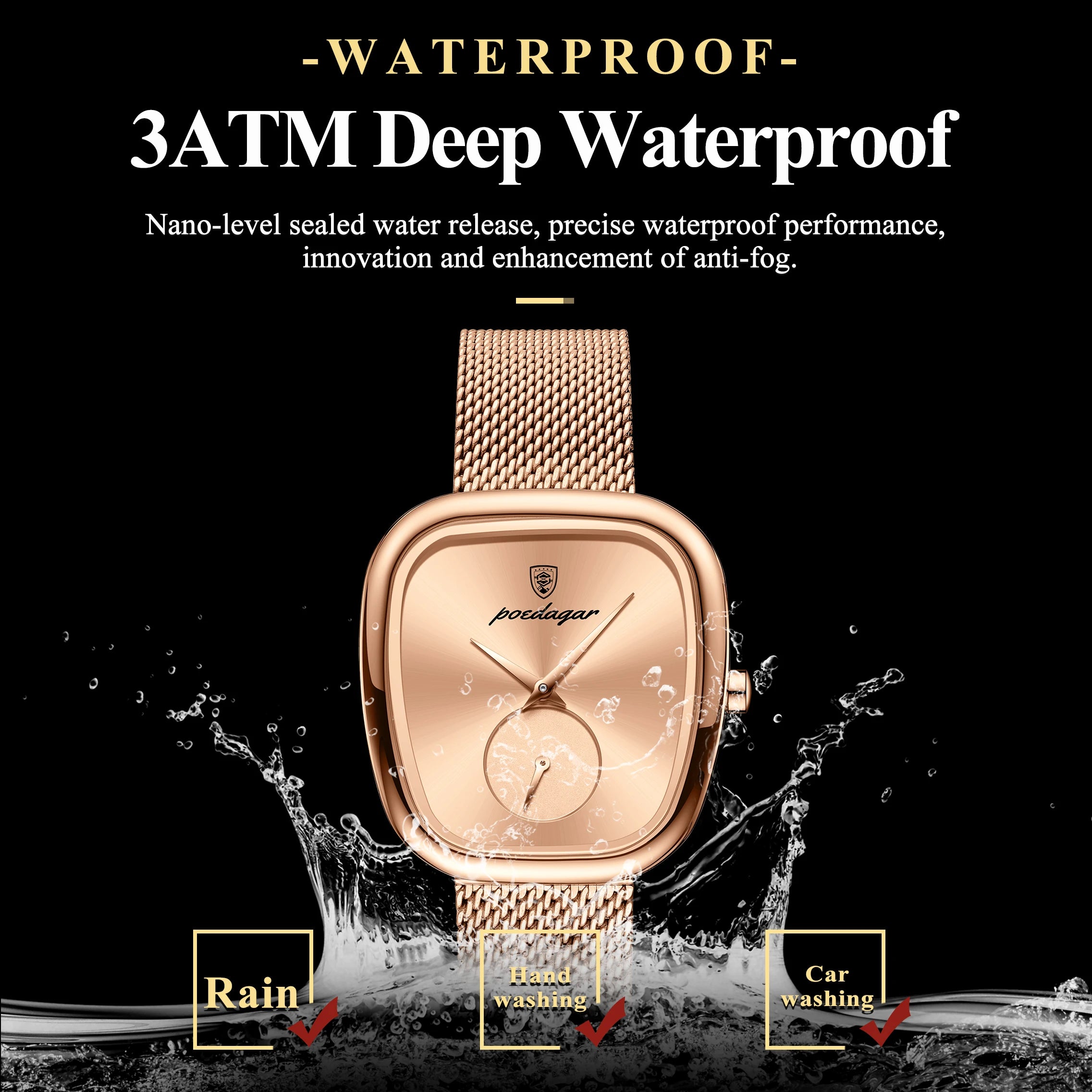 Elegant Women's Stainless Steel Watch
