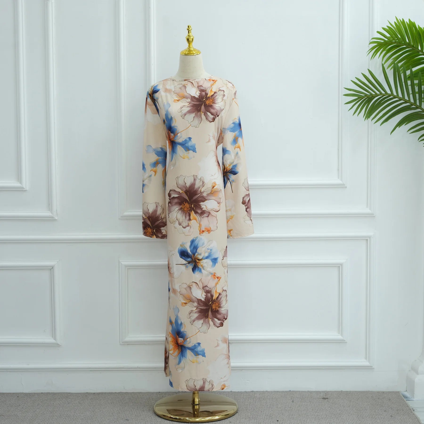 Turkish-Inspired Printed Kaftan