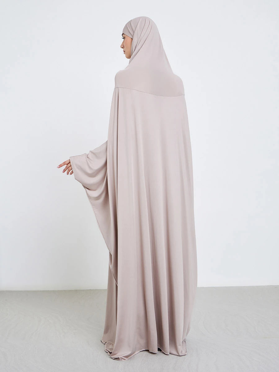 Muslim Long Sleeve Jilbab Dress