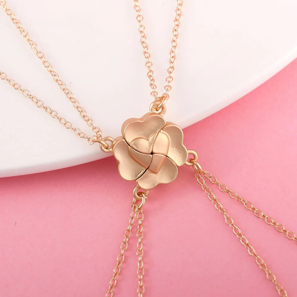 Lucky Clover Necklace Set