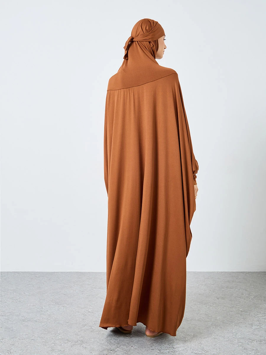 Muslim Long Sleeve Jilbab Dress